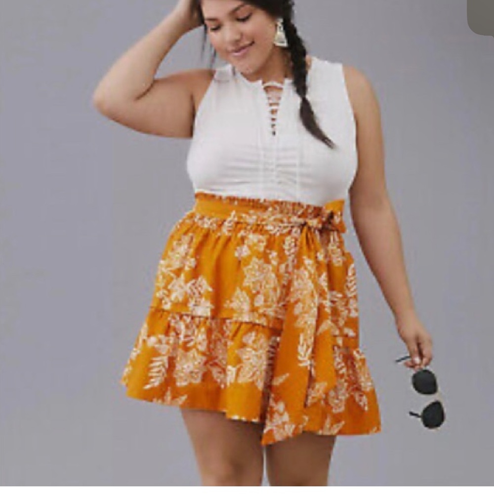Anthropologie Maeve Sommerset skirt